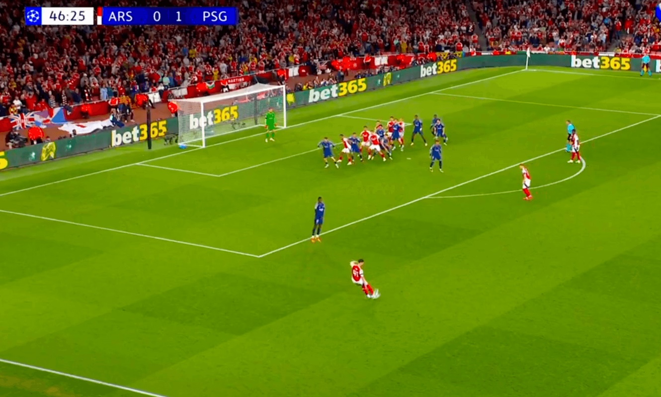arsenal vs psg